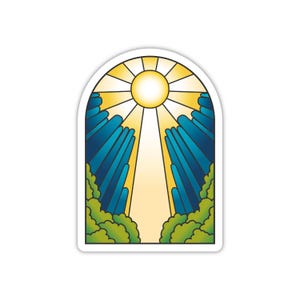 2025 Youth Theme stickers, Look Unto Christ, 2025 Young Women theme stickers, LDS Youth theme stickers, Missionary gifts, D&C 6:36
