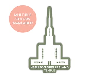 Hamilton Neuseeland Tempel Aufkleber, Lds Tempel Aufkleber, Lds Tempel Widmung, Lds Tempel Aufkleber, Lds Aufkleber, Mormon