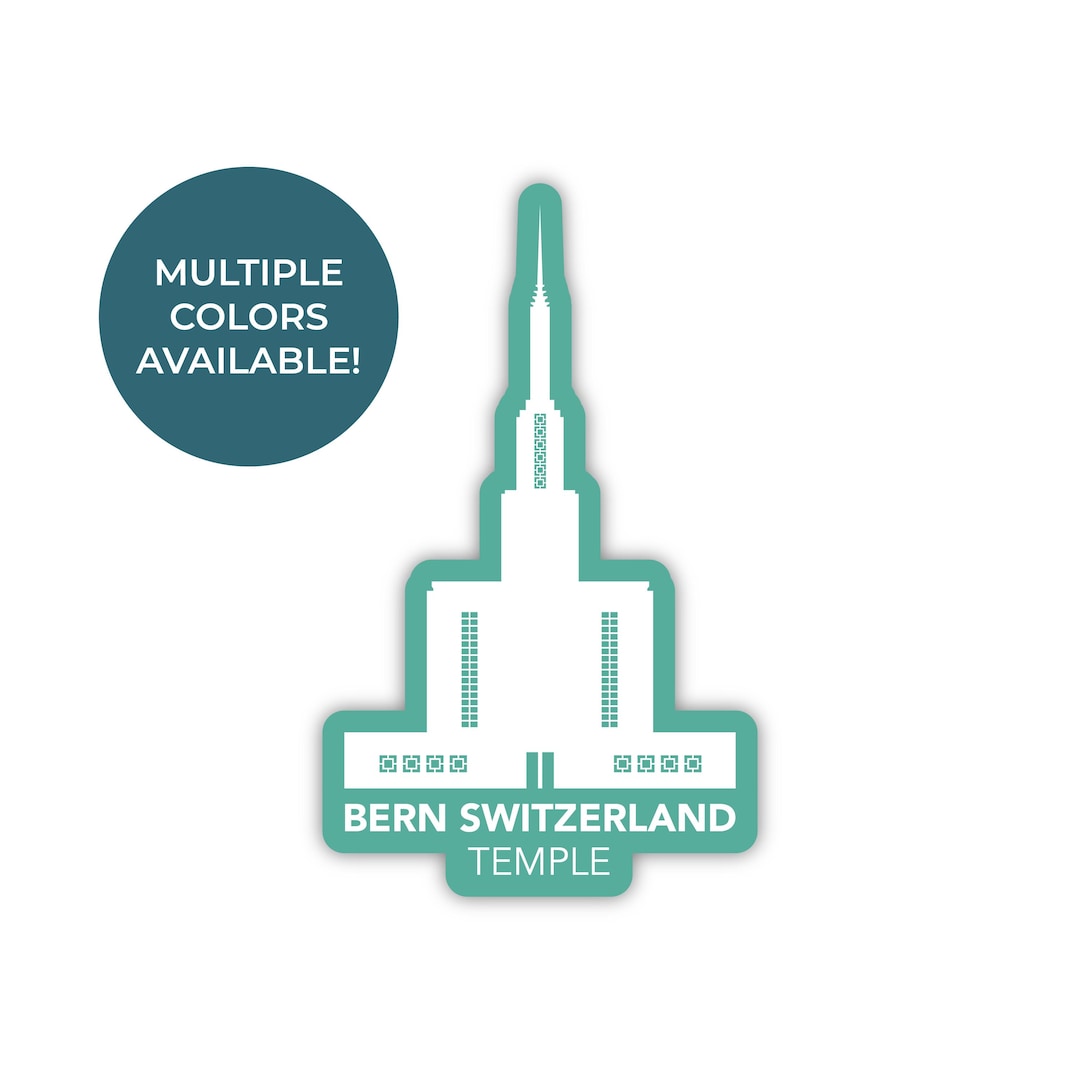 Bern Switzerland Temple Sticker, Bern Switzerland Temple, Switzerland ...