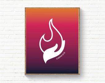 2024 Youth Theme Printable Poster, I am a Disciple of Jesus Christ, 2024 Young Women theme printable, Youth Theme LDS printable, LDS Poster