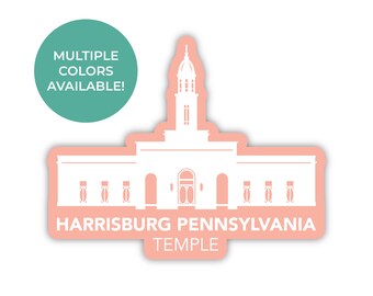Harrisburg Pennsylvania Tempel Aufkleber, Harrisburg Pennsylvania Tempel, Pennsylvania Tempelaufkleber, LDS Tempel Aufkleber, LDS Geschenkideen