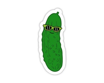 Adesivo sottaceto, adesivo sottaceto fresco, adesivo sottaceto aneto, adesivo grande aneto, adesivo amante sottaceto, adesivo ragazza sottaceto, adesivo sottaceto divertente