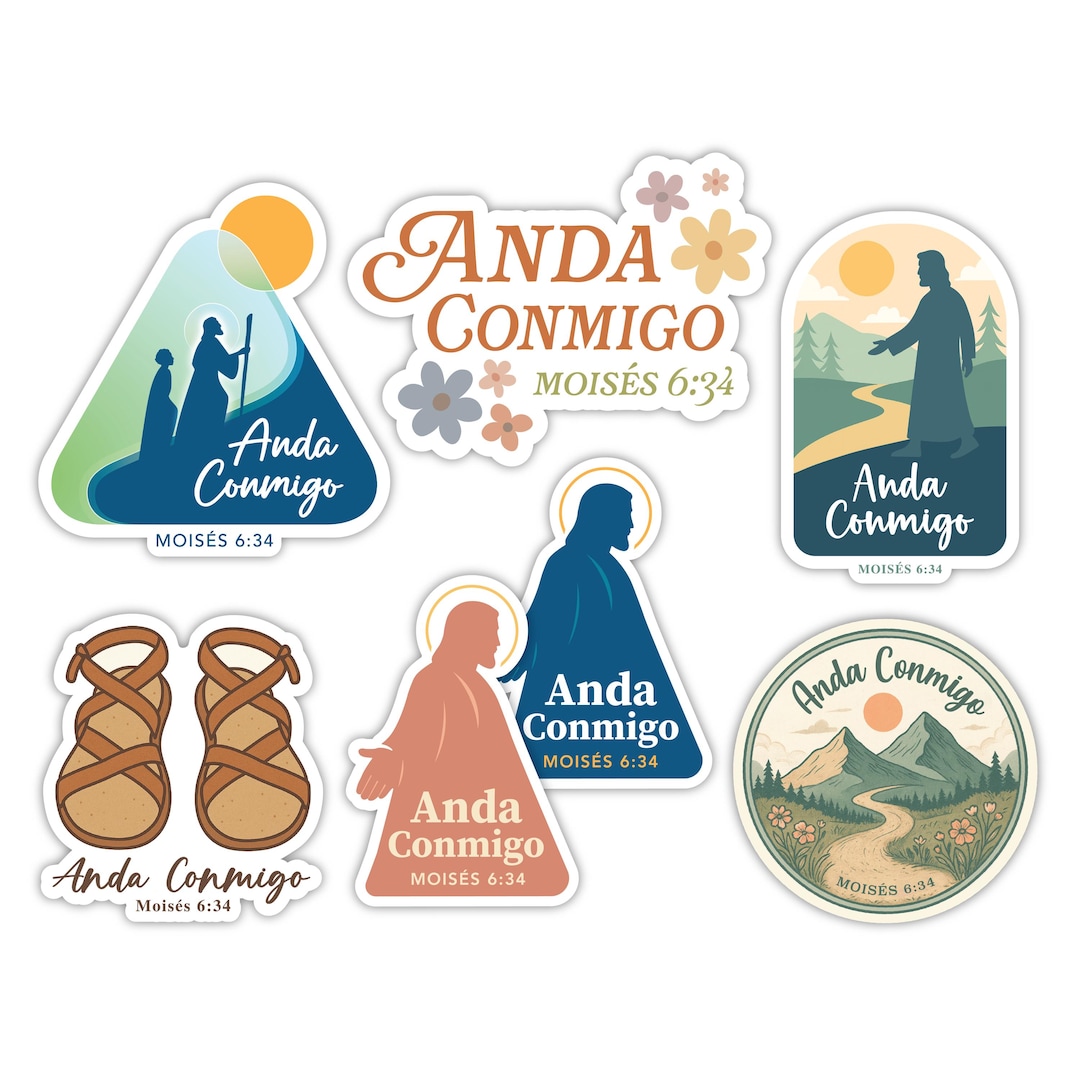 SPANISH 2026 Youth Theme Stickers, Anda Conmigo, 2026 Young Women