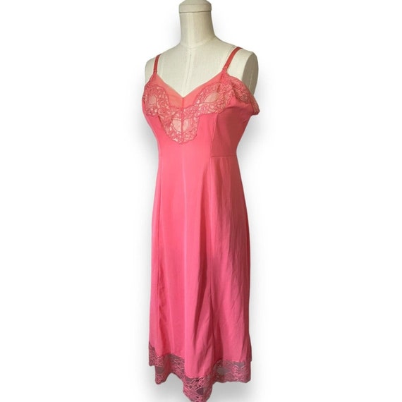 Vintage 50s 60s Pink Youth Form Nylon Lingerie Si… - image 1