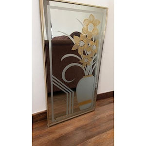 Windsor Mirror Etched - Etsy