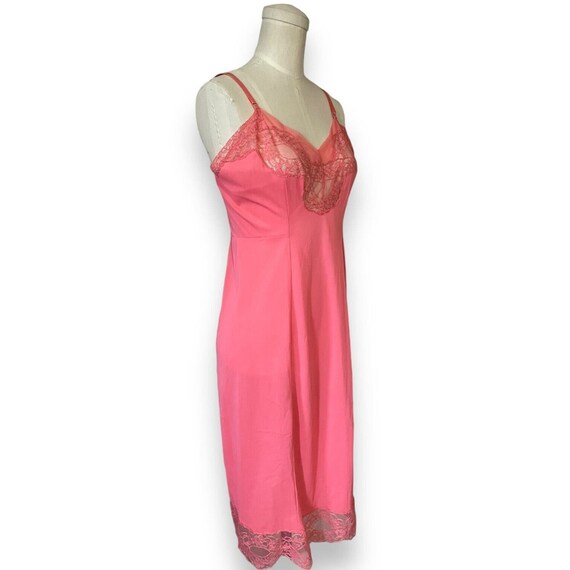 Vintage 50s 60s Pink Youth Form Nylon Lingerie Si… - image 3