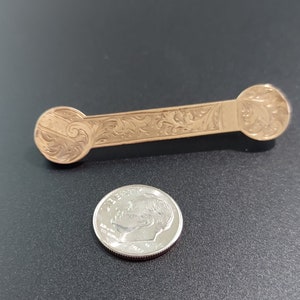Victorian Gold Filled Bar Pin Brooch