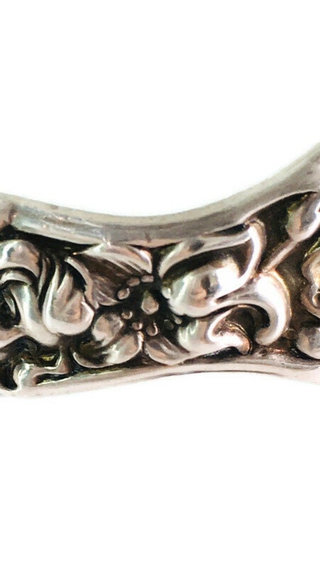Incredible Unger Brothers Antique Art Nouveau Sterling Silver Floral ...