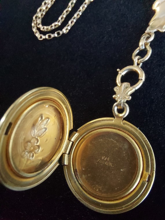 Antique 16" Gold Filled Acorn Necklace, Vintage J… - image 5