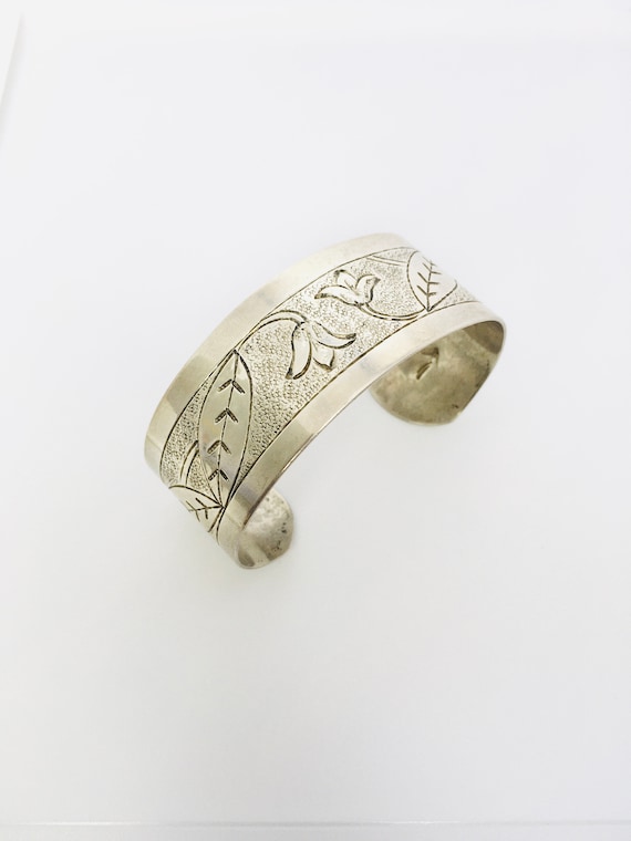 Vintage Sterling Silver Cuff Bracelet