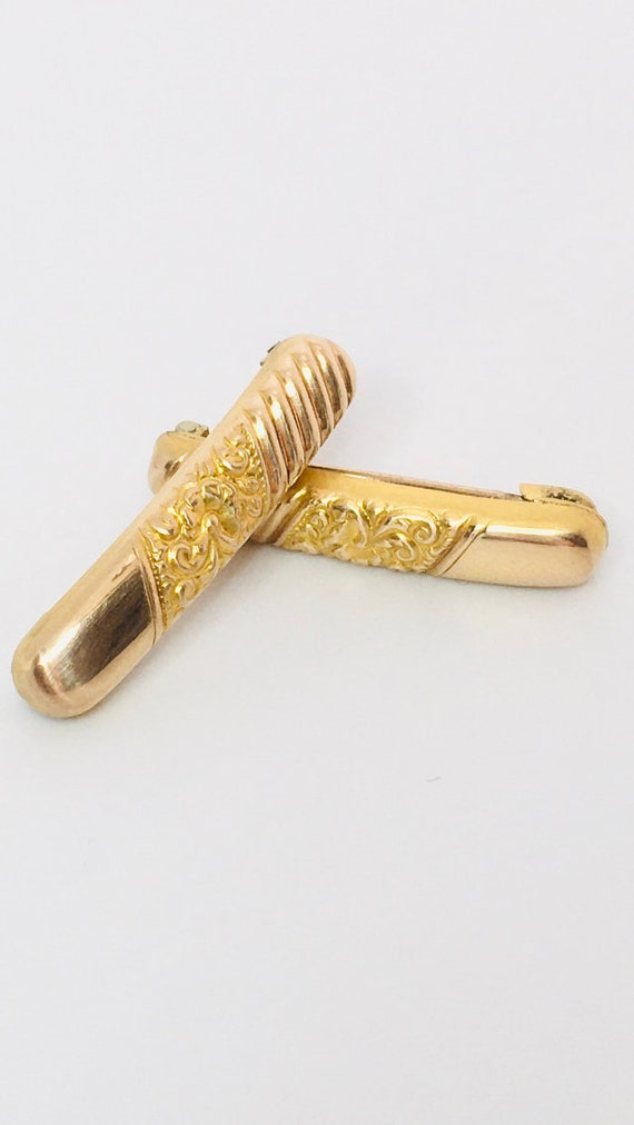 Antique Gold Filled Lingerie Pin Set / Antique Re