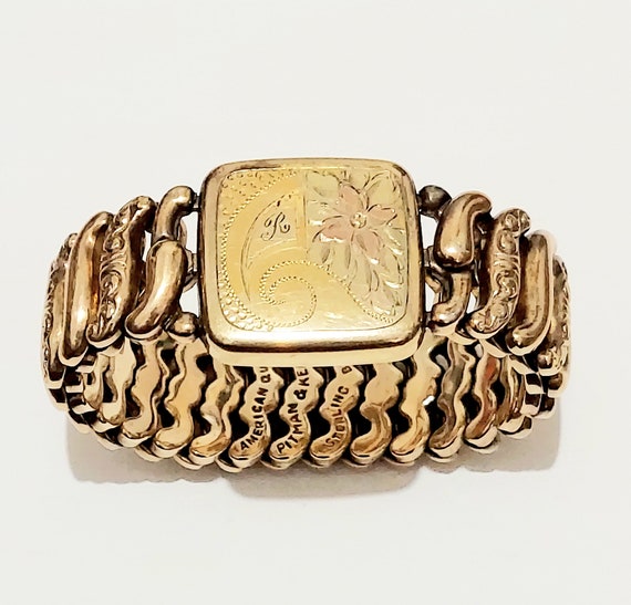Vintage Antique American Queen Bracelet Gold Filled Over Etsy