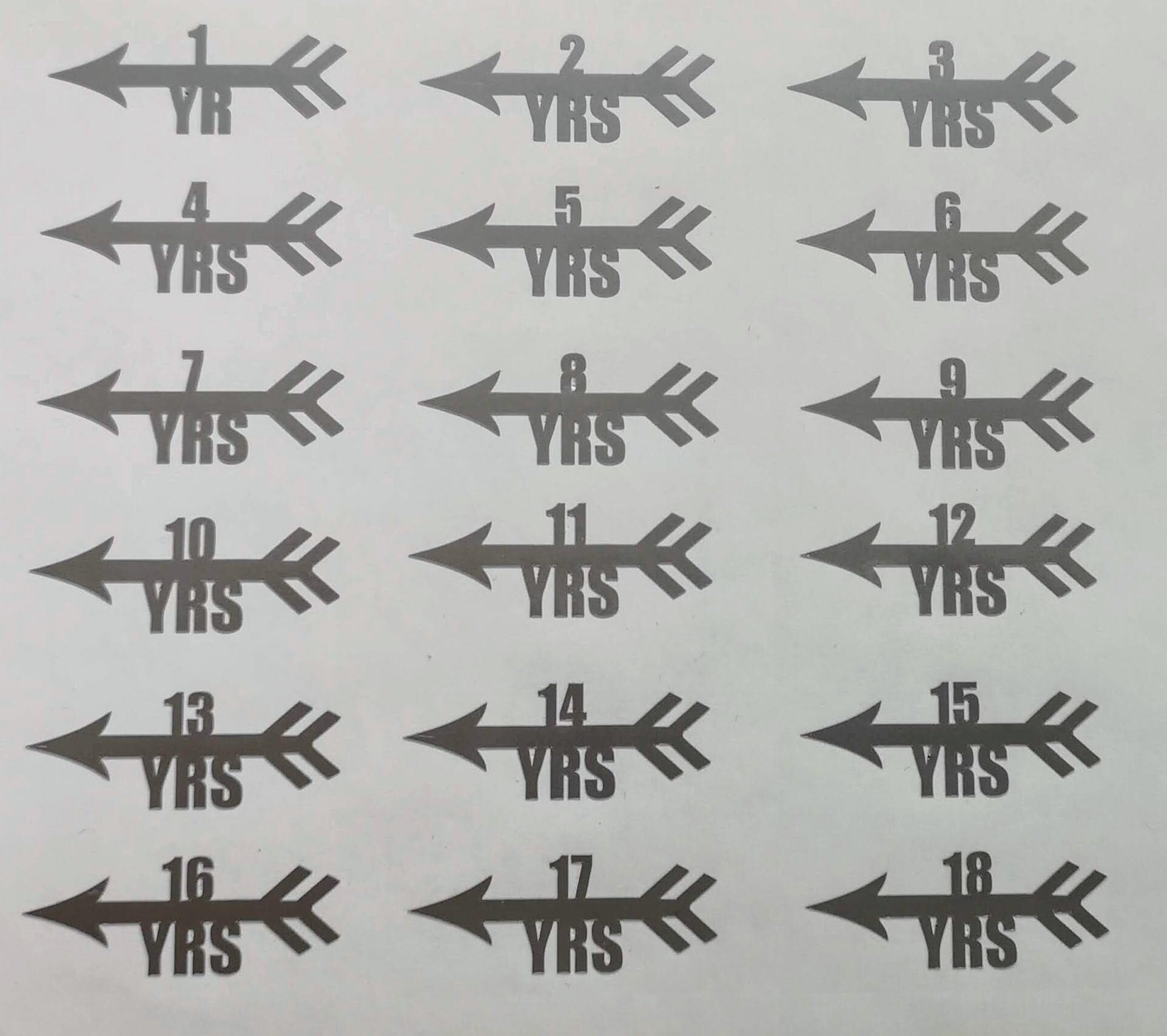 Height Chart Vinyl Stickers Decal. Growth Chart. UK Based. Etsy UK