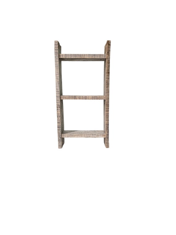 Small wall ladder shelf deals