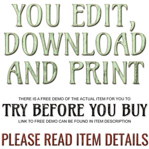 Menu Template, Medieval Fantasy Wedding Menu. Dragons Ancient ...