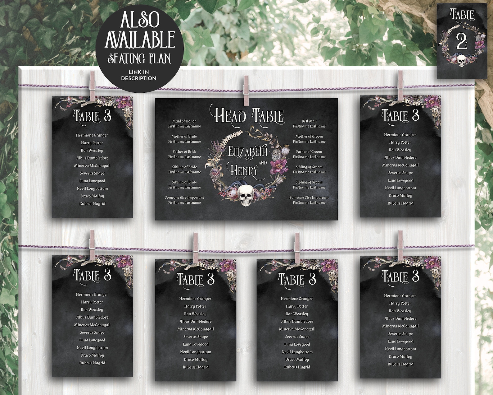 Gothic Wedding Cupcake Toppers. Skull and Bones Printable Etsy