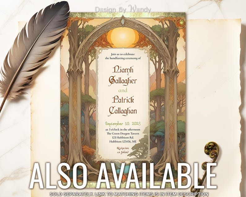 Patrick Callaghan Artist Celtic Fantasy Wedding Seating Chart Template, Art Nouveau Style. Nerdy ...