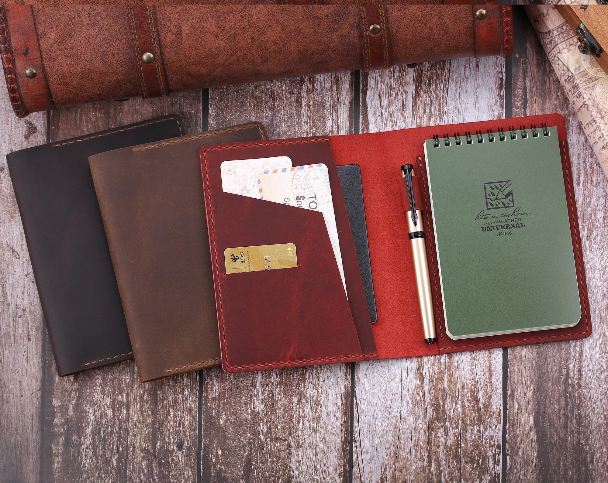 Personalized 4 x 6 Top bound Notebook Cover Etsy