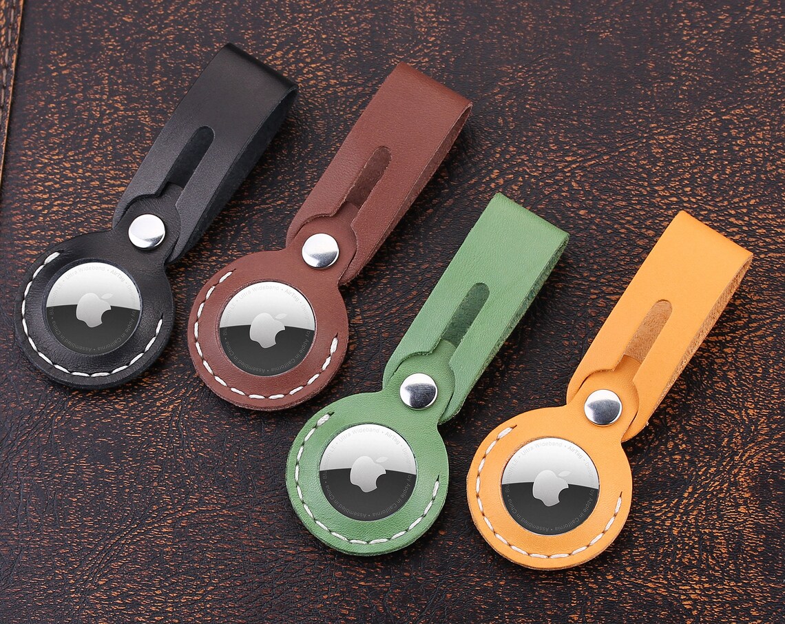 Airtag Holder Personalized Airtag Case Leather Airtag Etsy UK