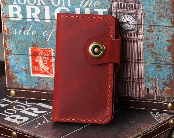 Personalized Leather Key Case