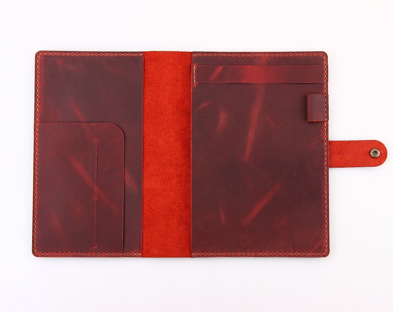 Leather 6x9 Steno Pad Cover Personalized Leather Etsy