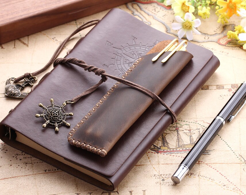 Custom Made Leather Pen Pencil Holder Handmade Leather Pen Etsy