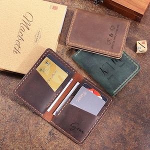 Personalized Leather Men’s Wallet, Classic Bifold Wallet, Handamde Leather Cash Wallet, Awesome Gift Wallet, Vintage Leather Wallet