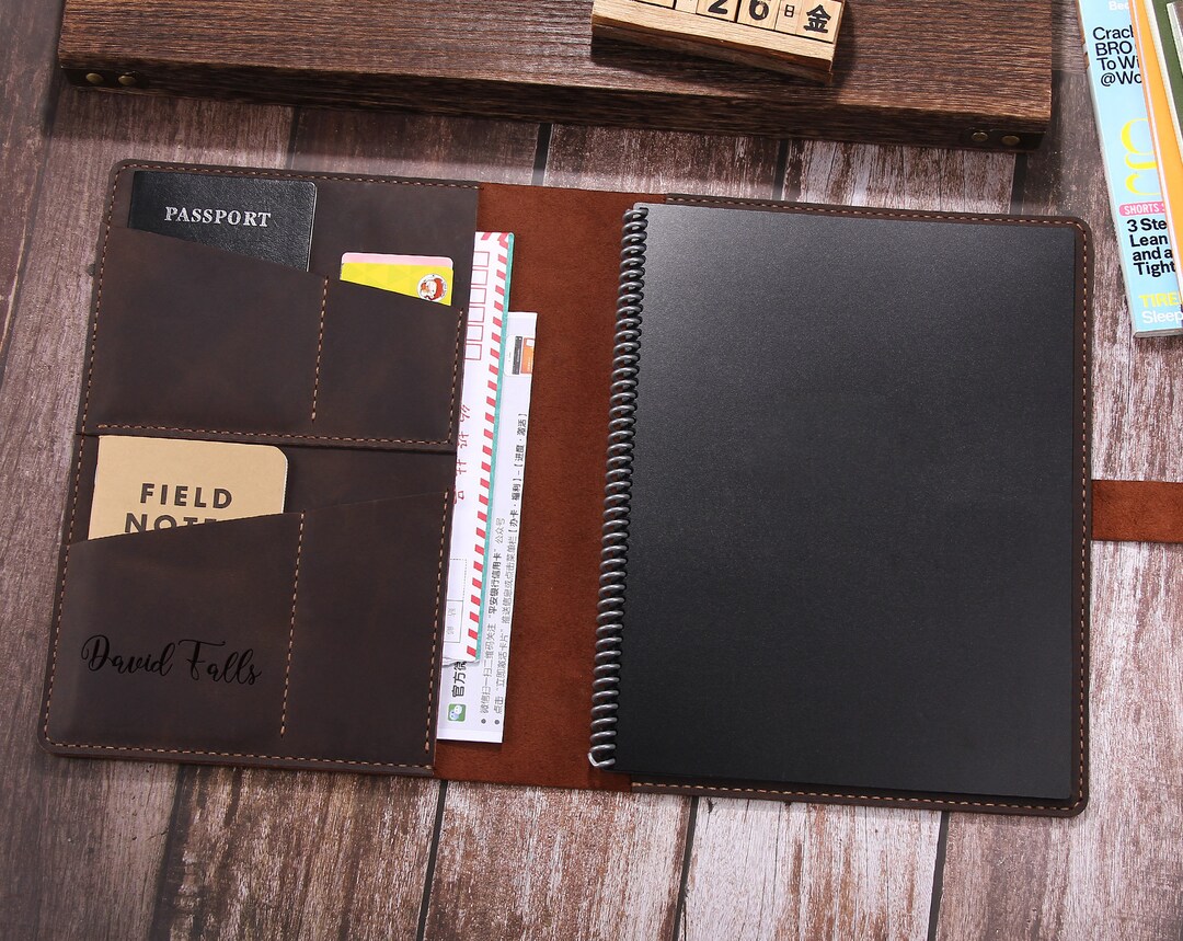 Rocketbook EVR-L-R Herbruikbare Wirebound-Notebook Letter, A4, Zwart