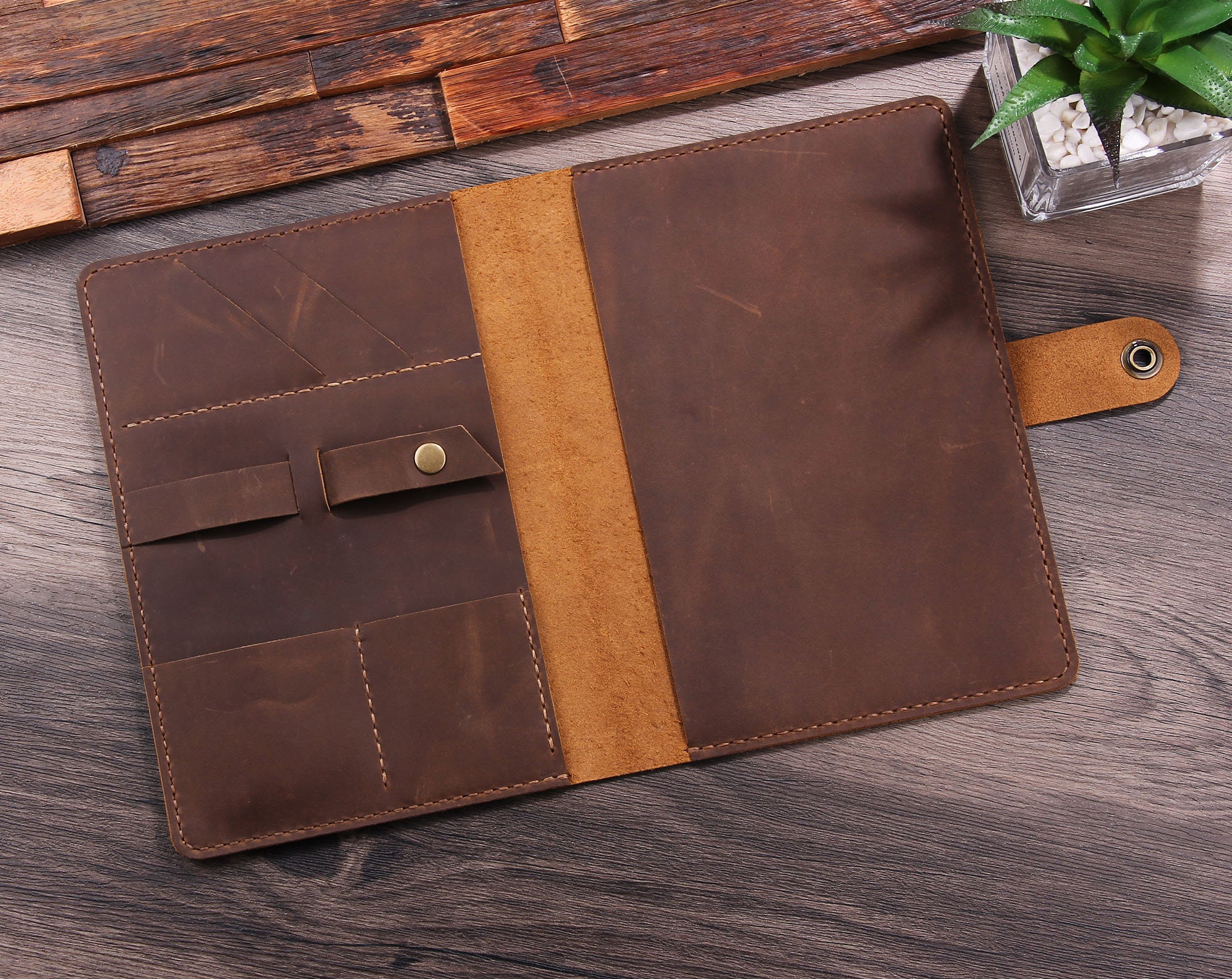 Leather Cover for Rocketbook Smart Reusable Notebook, Personalized Leather  Rocketbook Everlast Cover, Fit for Executive Size 6x8.8 