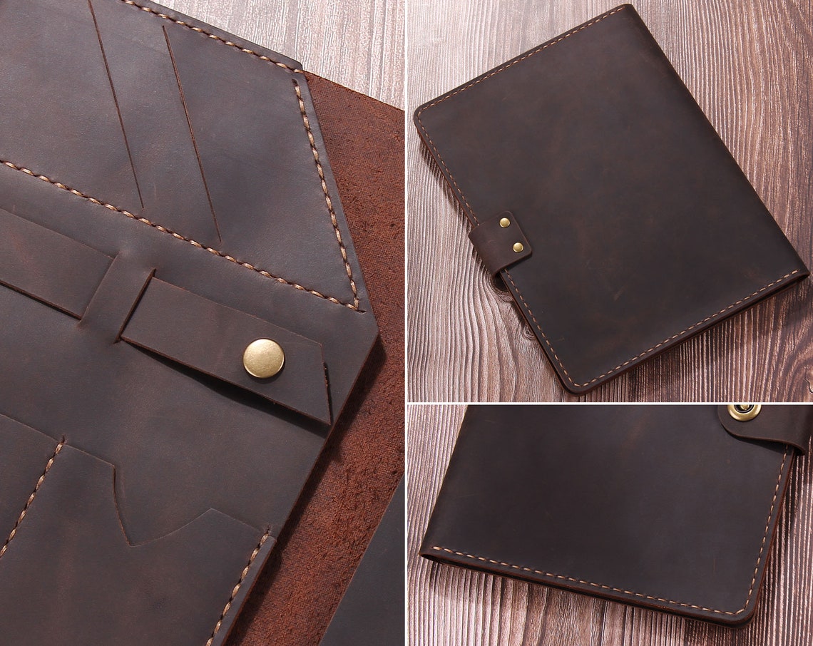 Leather Portfolio Personalized 5x8 Legal writing pad | Etsy