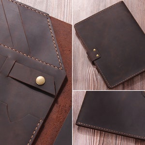 Leather Portfolio, Personalized 5x8 Legal Writing Pad Padfolio, Custom ...