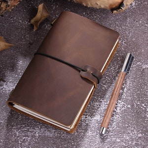 Weekly Planner Notebook, Leather Planner Monthly Agenda, Leather ...