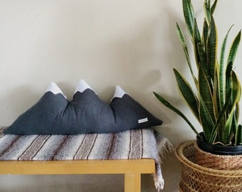 Three Sisters Mountain Pillow - Made to Order