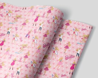 barbie gift wrap