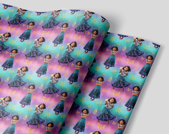 Encanto Wrapping Paper Sheets Set of 3 Sheets Disney Etsy