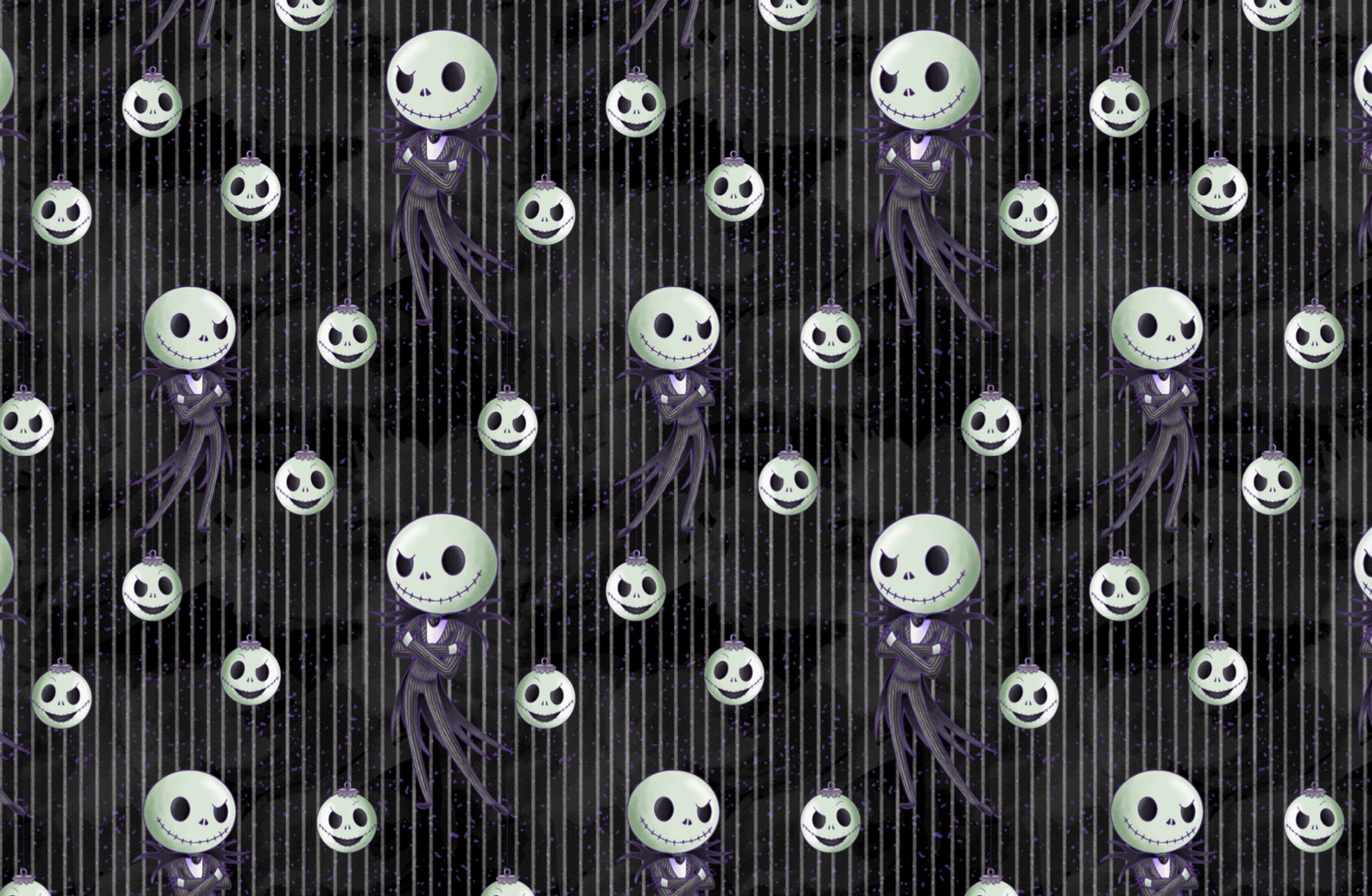 Nightmare Before Christmas Wrapping Paper Sheets set of 3 | Etsy Australia