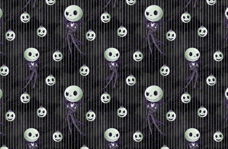 Nightmare Before Christmas Wrapping Paper Sheets Set of 3 | Etsy
