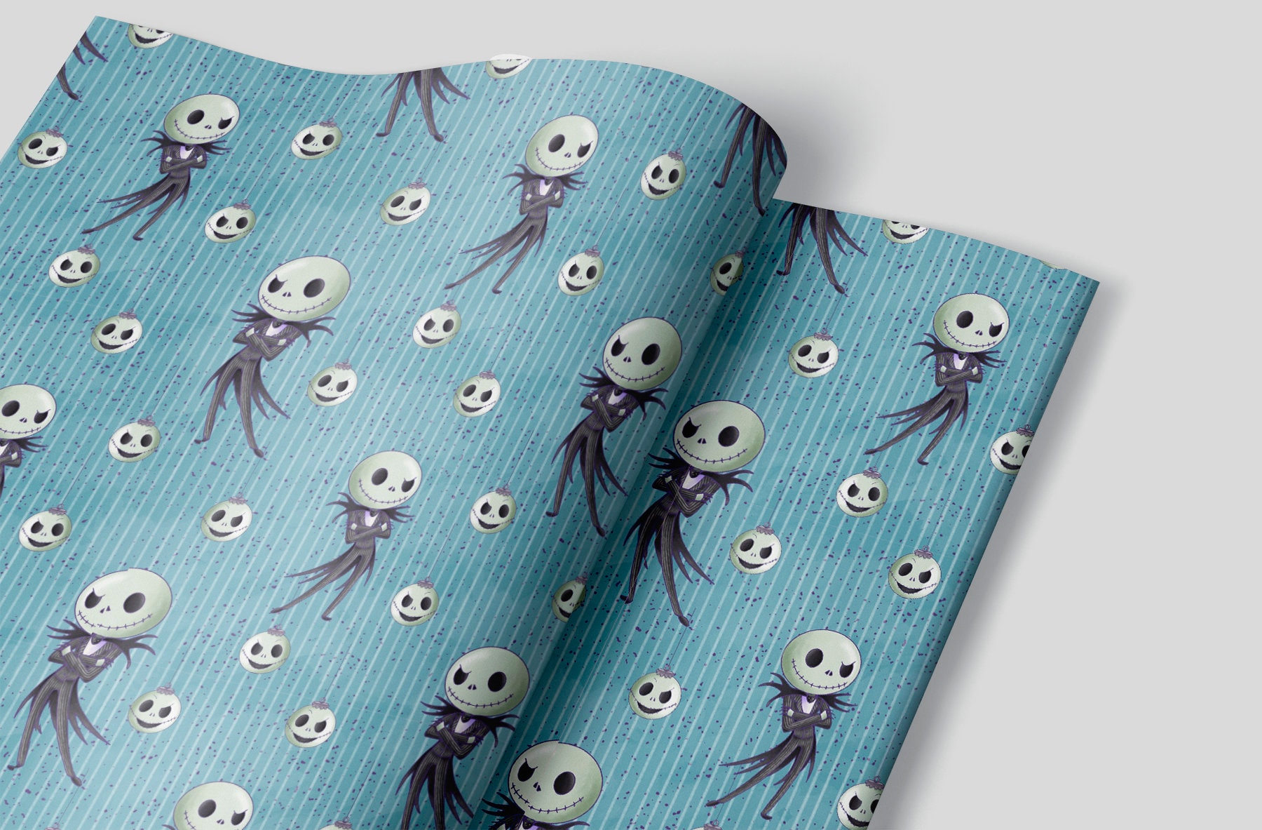 Nightmare Before Christmas Wrapping Paper Sheets Set of 3 Etsy
