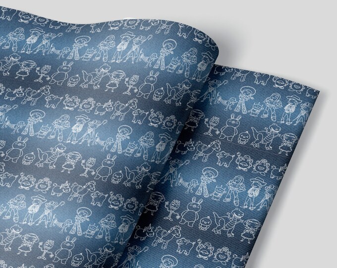 Toy Story Wrapping Paper Sheets Set of 3 Sheet Disney Buzz Etsy