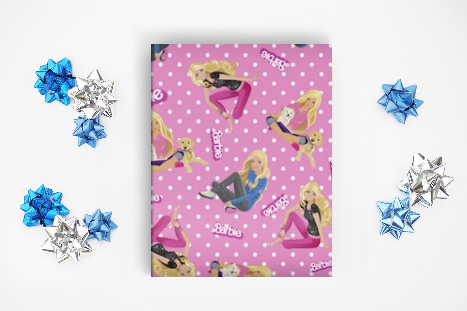Barbie Wrapping Paper Sheets Set of 3 Barbie Party Decor Etsy