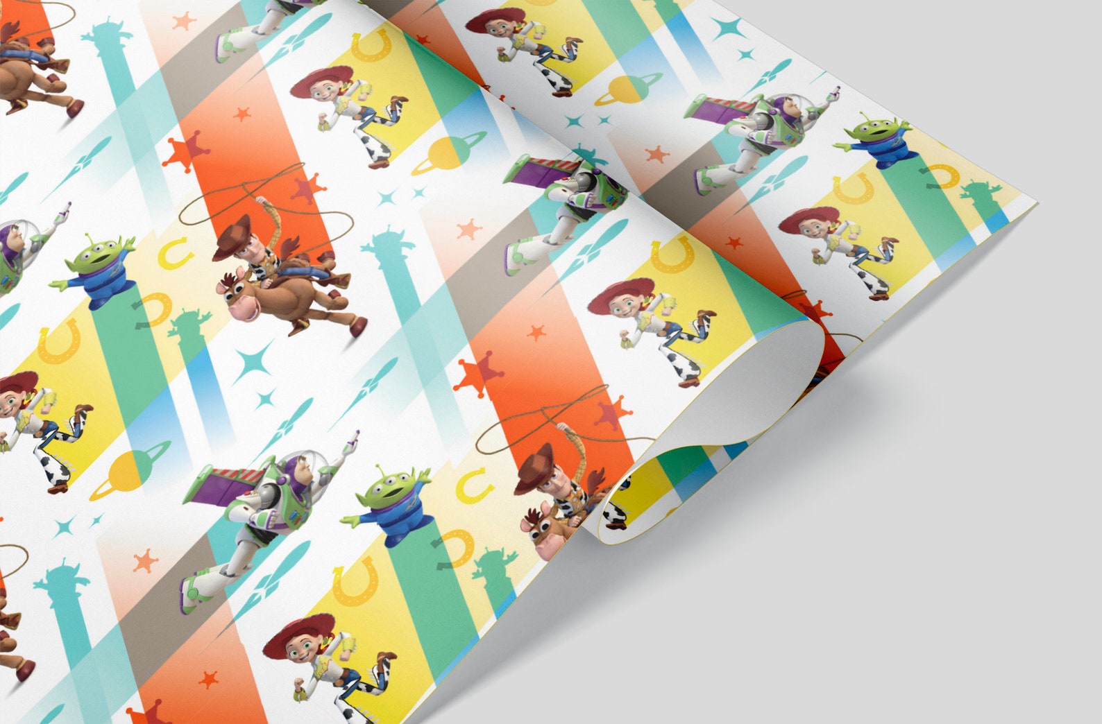 Toy Story Wrapping Paper Sheets Set of 3 Sheet Disney Buzz | Etsy