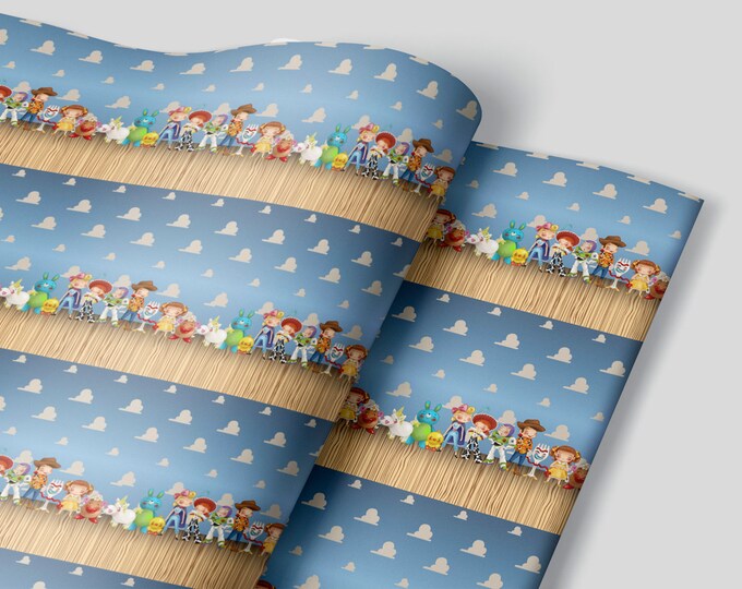 Toy Story Wrapping Paper Sheets Set of 3 Sheet Disney Buzz Etsy