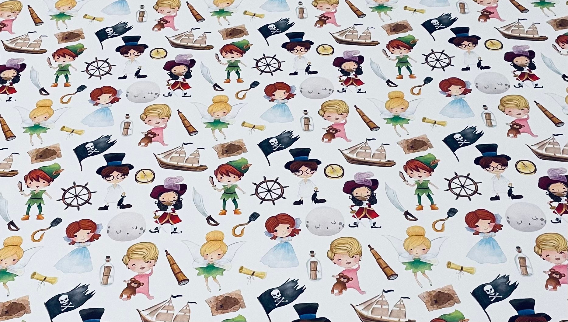 Peter Pan Wrapping Paper Sheets