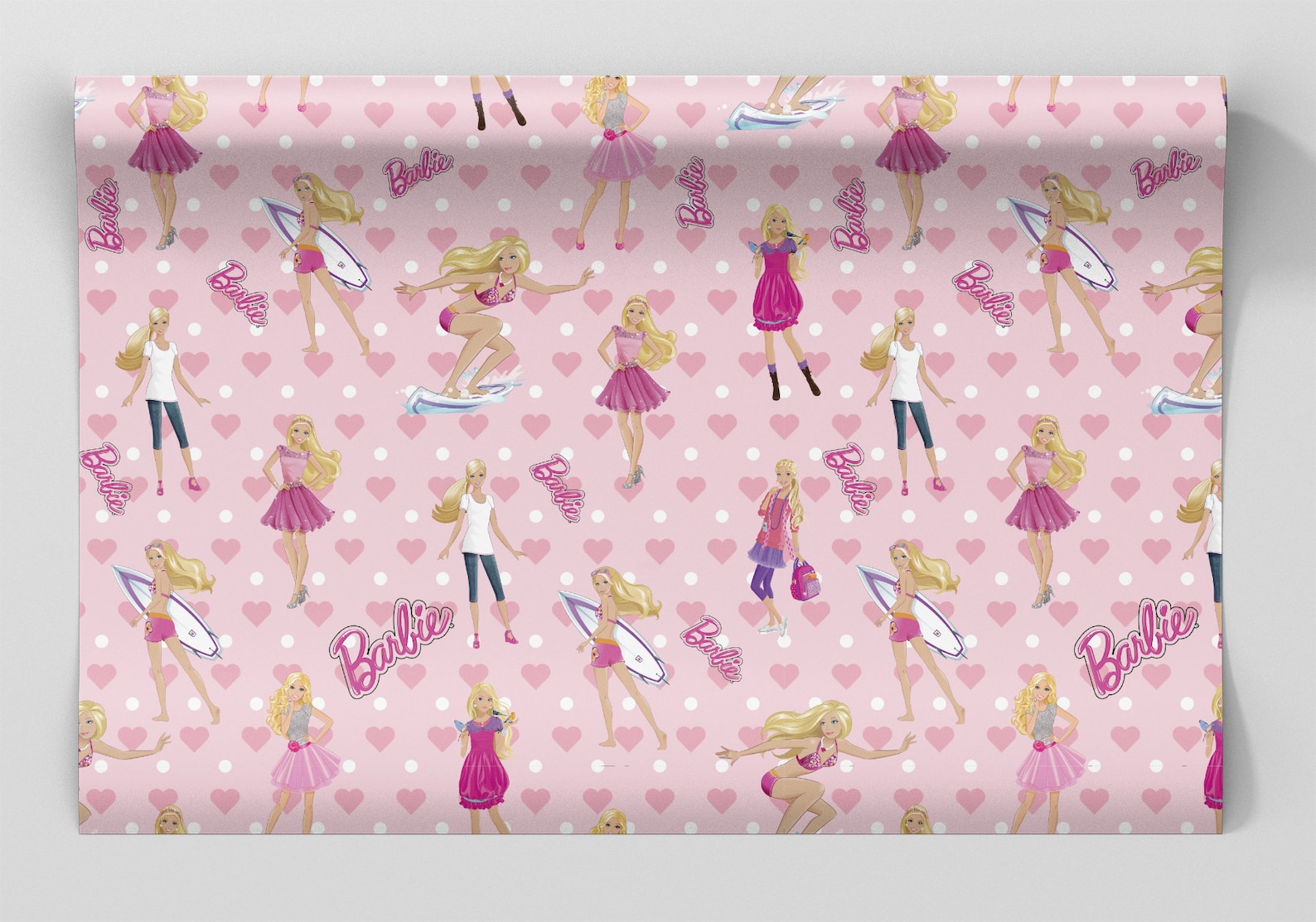 Barbie Wrapping Paper Sheets Set of 3 Barbie Party Decor Etsy Hong Kong
