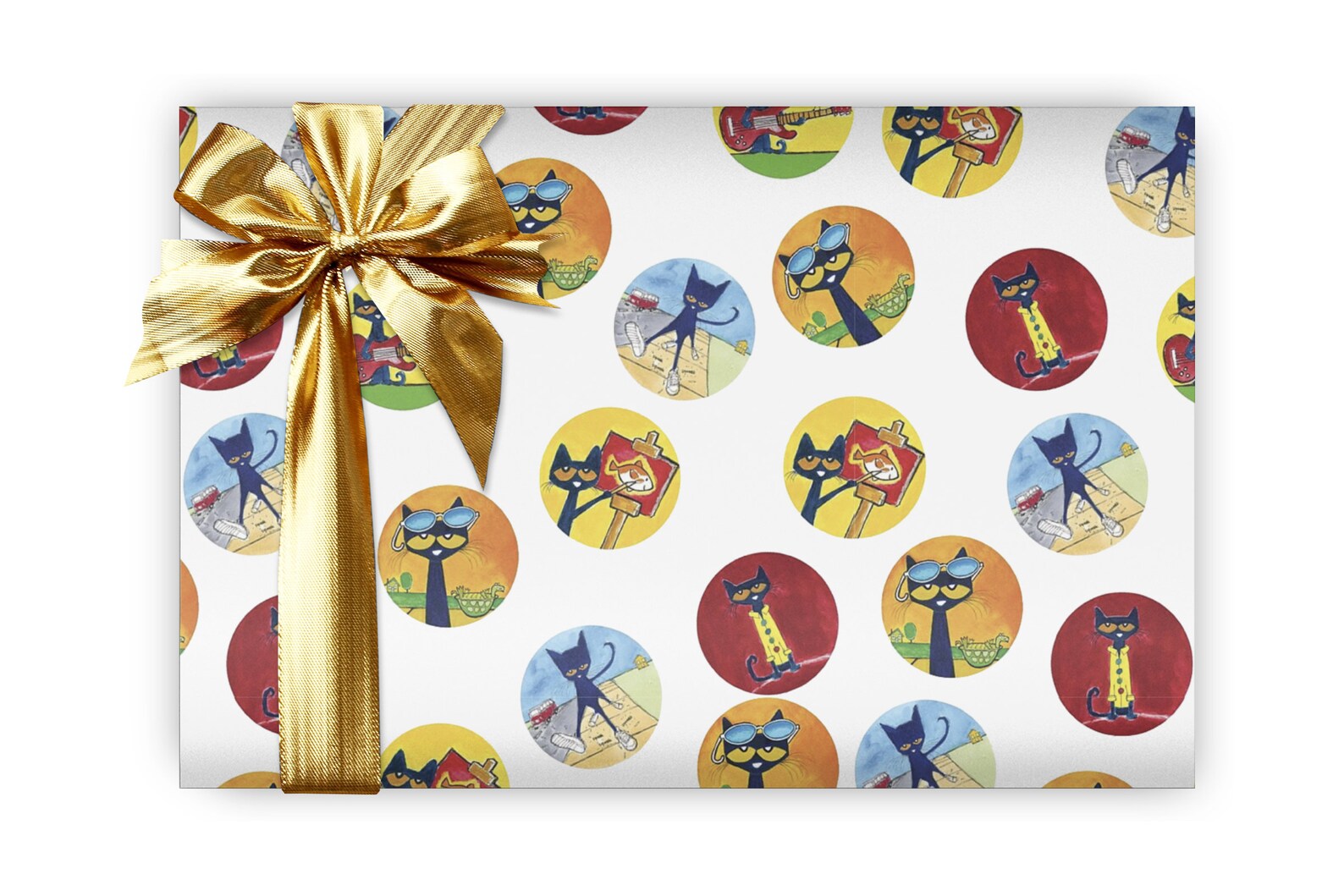 Pete the Cat Wrapping Paper Sheets Set of 3 Birthday Party Etsy