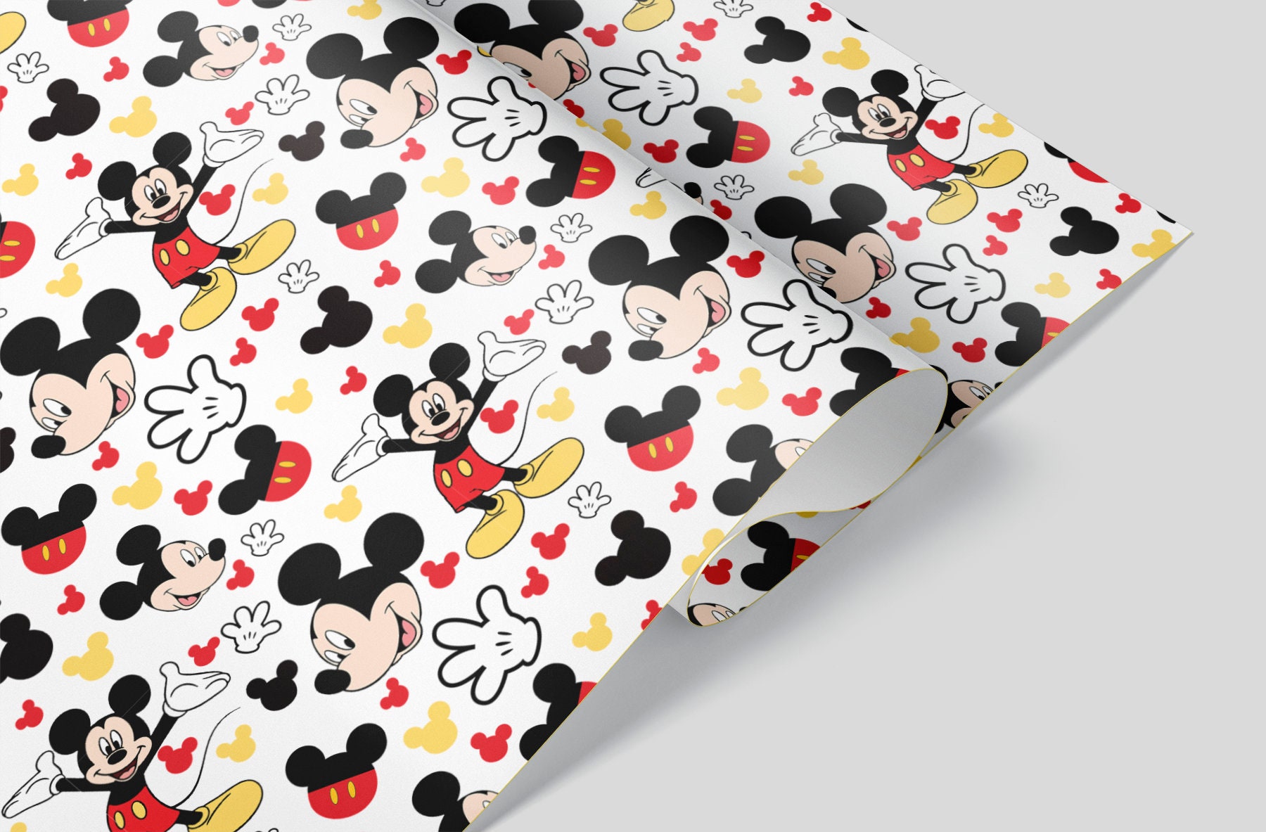 Mickey Mouse Wrapping Paper Sheets