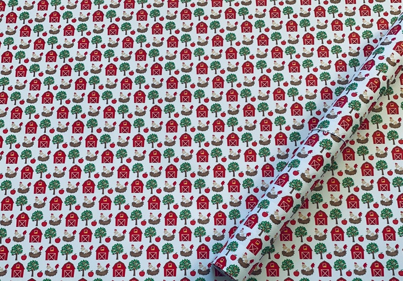 Rooster Chicken Wrapping Paper Sheets Set of 3 Farm Animal | Etsy