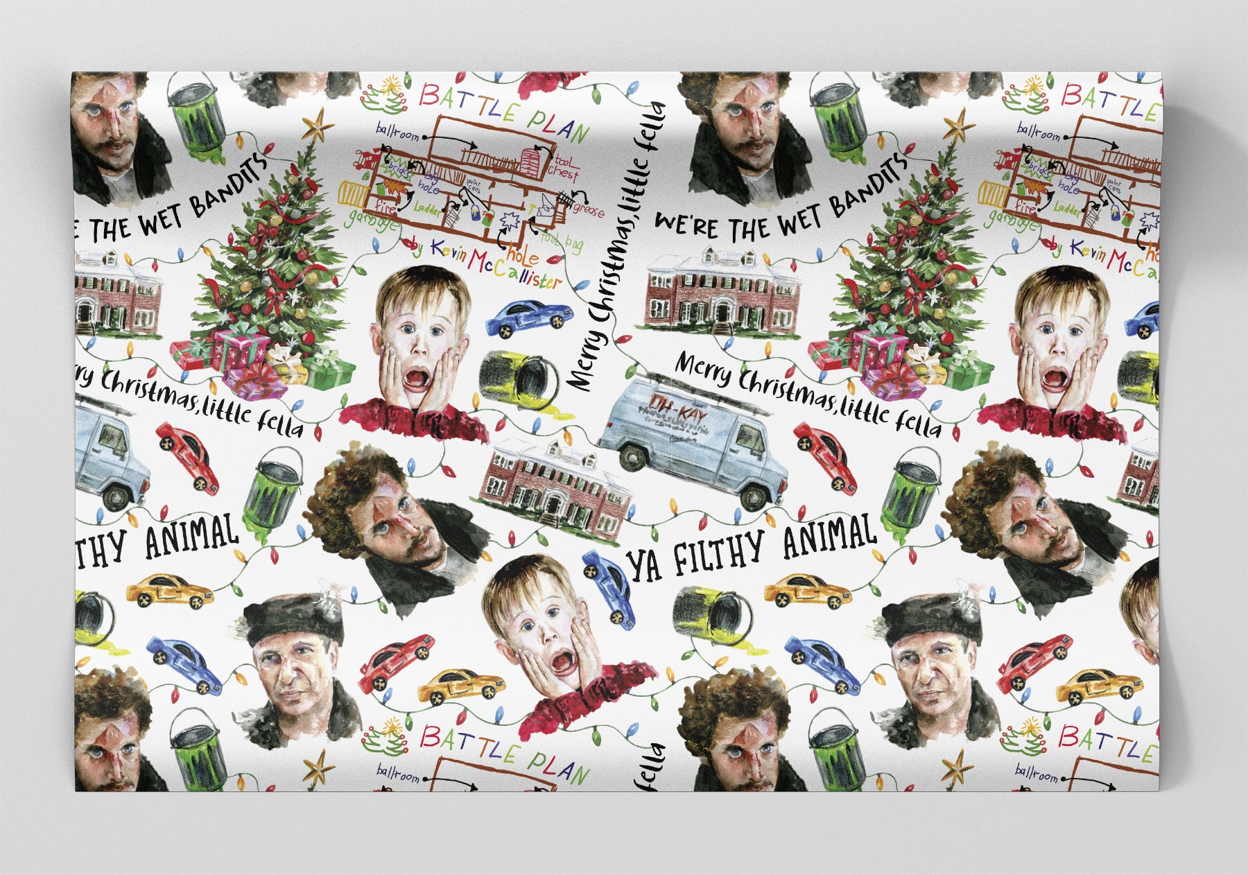 Home Alone Wrapping Paper