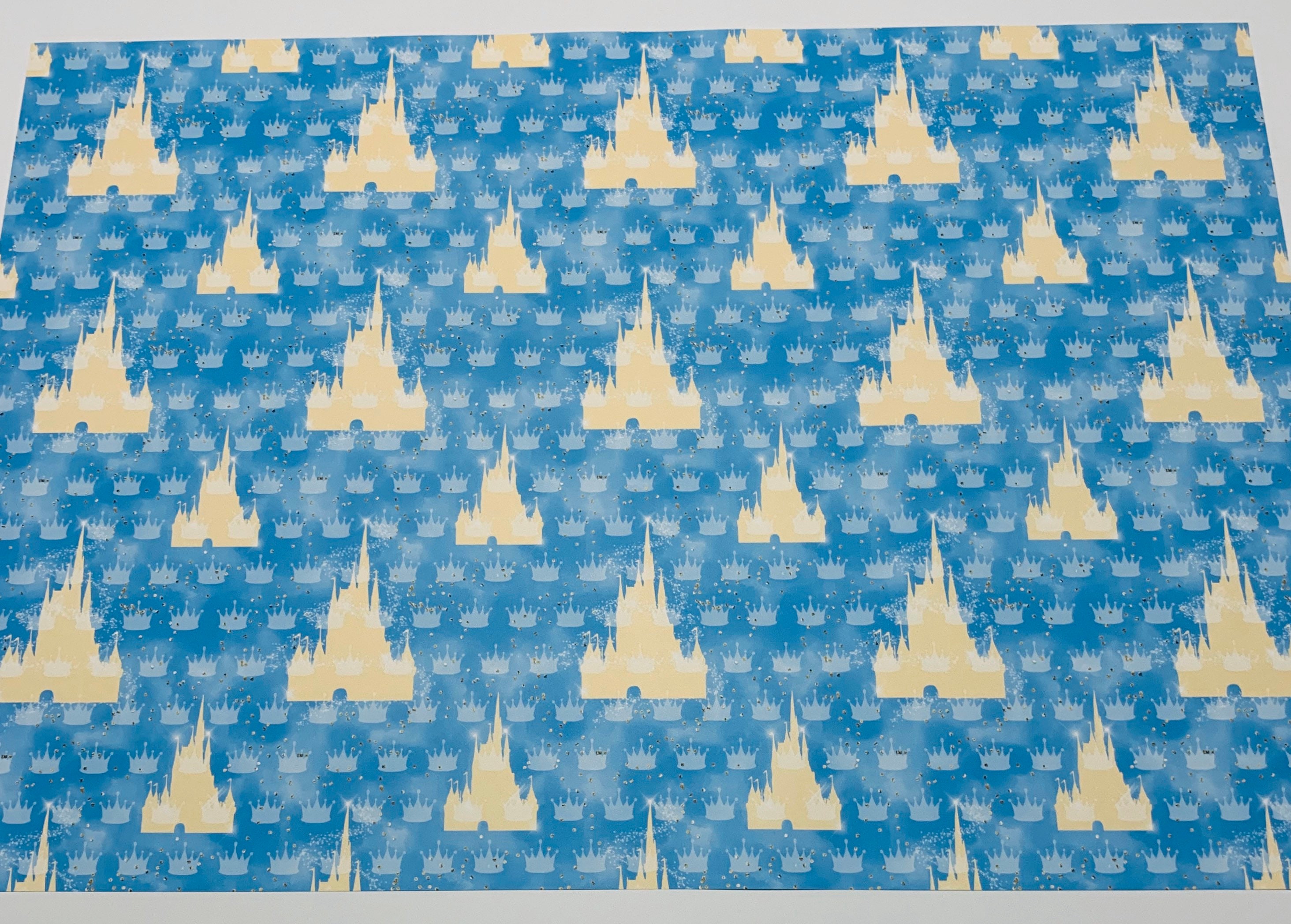 Disney Castle Wrapping Paper Sheets