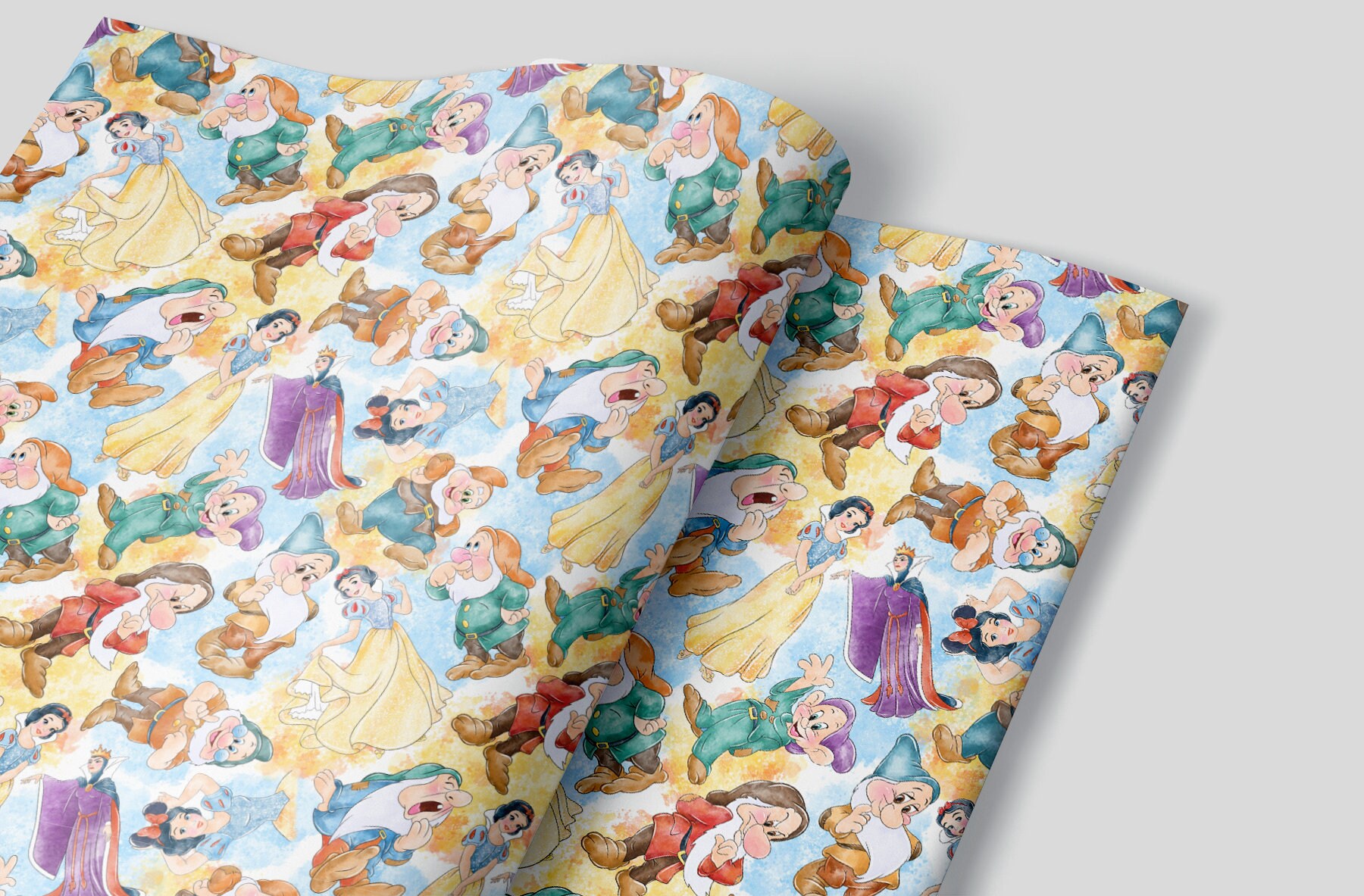 Snow White and the Seven Dwarfs Wrapping Paper